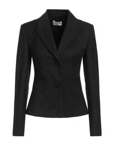 Rebel Queen By Liu •jo Woman Blazer Black Size 4 Polyester, Viscose, Elastane