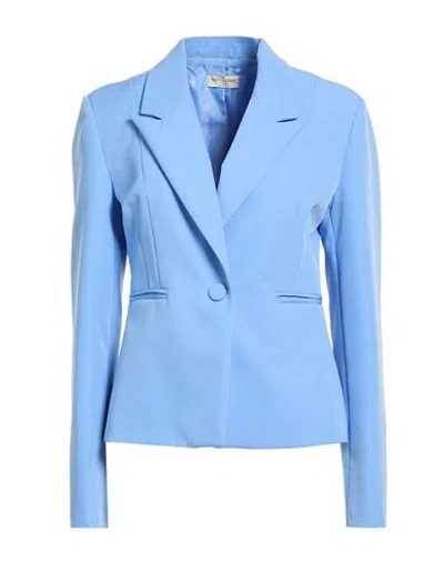 Rebel Queen By Liu •jo Woman Blazer Light Blue Size 8 Polyester, Elastane