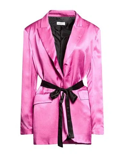Rebel Queen By Liu •jo Woman Blazer Magenta Size L Viscose In Pink