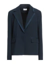 Rebel Queen By Liu •jo Woman Blazer Midnight Blue Size 12 Polyester In Multi