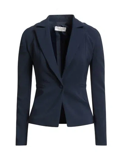 Rebel Queen By Liu •jo Woman Blazer Midnight Blue Size 2 Polyester, Elastane