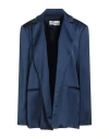 Rebel Queen By Liu •jo Woman Blazer Navy Size 12 Polyester In Blue