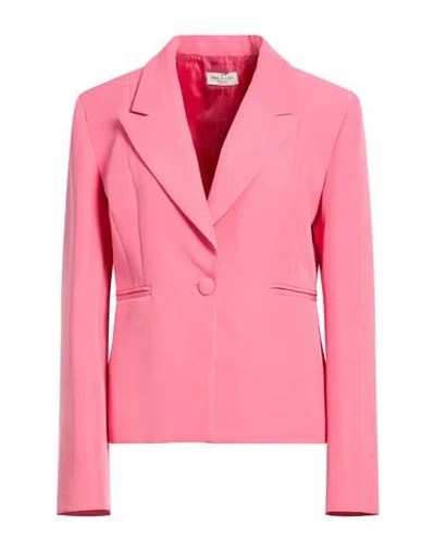 Rebel Queen By Liu •jo Woman Blazer Pink Size 10 Polyester, Elastane