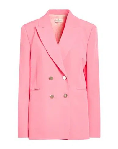 Rebel Queen By Liu •jo Woman Blazer Pink Size 10 Polyester, Elastane