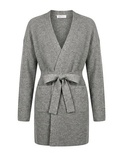 Rebel Queen By Liu •jo Woman Cardigan Grey Size Xs/s Acrylic, Polyamide, Polyester, Wool