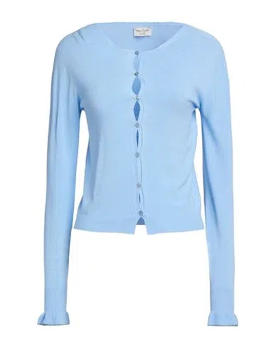 Rebel Queen By Liu •jo Woman Cardigan Light Blue Size Xs Viscose, Polyester