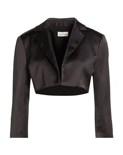 Rebel Queen By Liu •jo Woman Jacket Black Size S Polyester, Elastane