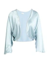 Rebel Queen By Liu •jo Woman Jacket Sky Blue Size L Viscose, Polyester In Blue