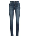 Rebel Queen By Liu •jo Woman Jeans Blue Size 25 Cotton, Elastane
