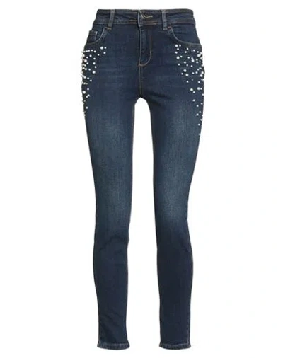 Rebel Queen By Liu •jo Woman Jeans Blue Size 25 Cotton, Elastane
