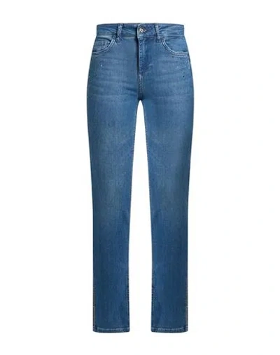 Rebel Queen By Liu •jo Woman Jeans Blue Size 25 Cotton, Lyocell, Polyester, Elastane
