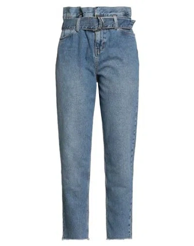Rebel Queen By Liu •jo Woman Jeans Blue Size 26 Cotton