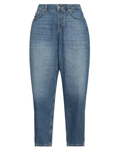 Rebel Queen Woman Denim Pants Blue Size 28 Cotton