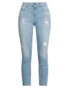 Rebel Queen By Liu •jo Woman Jeans Blue Size 27 Cotton, Elastane In Blue