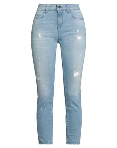 Rebel Queen By Liu •jo Woman Jeans Blue Size 27 Cotton, Elastane