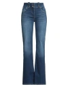 Rebel Queen By Liu •jo Woman Jeans Blue Size 31 Cotton, Polyester, Elastane In Blue