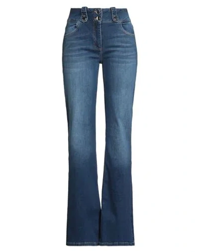 Rebel Queen By Liu •jo Woman Jeans Blue Size 31 Cotton, Polyester, Elastane