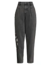 Rebel Queen By Liu •jo Woman Jeans Grey Size M Cotton In Gray