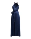 Rebel Queen By Liu •jo Woman Maxi Dress Blue Size L Viscose