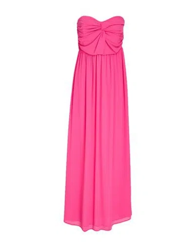 Rebel Queen By Liu •jo Woman Maxi Dress Fuchsia Size Xs Polyester In Pink