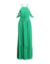 Rebel Queen By Liu •jo Woman Maxi Dress Green Size S Polyester