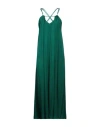 Rebel Queen By Liu •jo Woman Maxi Dress Green Size Xs Viscose