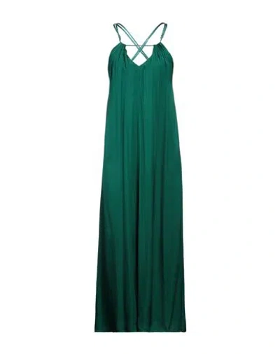 Rebel Queen By Liu •jo Woman Maxi Dress Green Size Xs Viscose