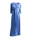 Rebel Queen By Liu •jo Woman Maxi Dress Light Blue Size L Viscose In Blue