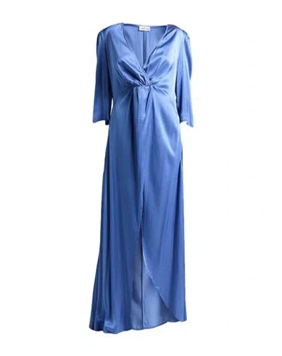 Rebel Queen By Liu •jo Woman Maxi Dress Light Blue Size L Viscose