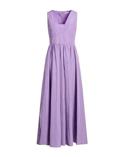 Rebel Queen By Liu •jo Woman Maxi Dress Lilac Size M Polyester In Purple