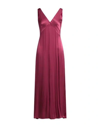 Rebel Queen By Liu •jo Woman Maxi Dress Magenta Size L Viscose In Purple