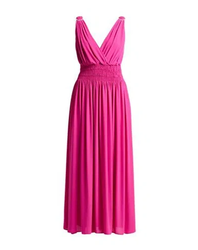 Rebel Queen By Liu •jo Woman Maxi Dress Magenta Size M Polyester