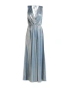 Rebel Queen By Liu •jo Woman Maxi Dress Sky Blue Size L Polyester, Elastane In Blue