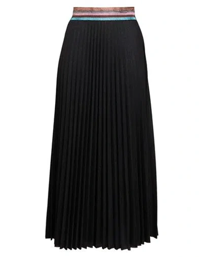 Rebel Queen By Liu •jo Woman Maxi Skirt Black Size Xs Polyester, Polyamide, Elastane