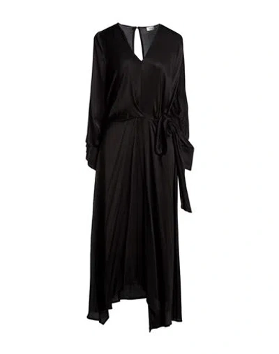Rebel Queen By Liu •jo Woman Midi Dress Black Size M Viscose