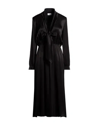 Rebel Queen By Liu •jo Woman Midi Dress Black Size S Viscose