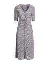 Rebel Queen By Liu •jo Woman Midi Dress Purple Size 6 Viscose In Purple