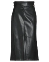 Rebel Queen By Liu •jo Woman Midi Skirt Black Size Xs Polyester, Polyurethane Resin In Black