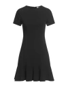 Rebel Queen By Liu •jo Woman Mini Dress Black Size 8 Polyester, Viscose, Elastane In Black