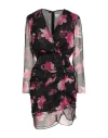 Rebel Queen By Liu •jo Woman Mini Dress Black Size L Polyester In Black