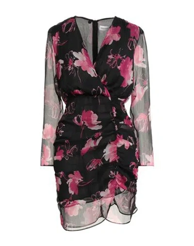 Rebel Queen By Liu •jo Woman Mini Dress Black Size L Polyester