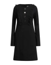 Rebel Queen By Liu •jo Woman Mini Dress Black Size L Viscose, Polyamide, Elastane In Black