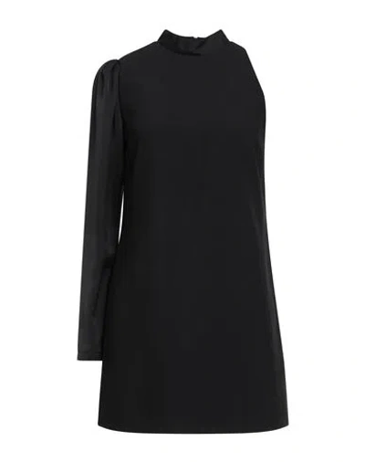 Rebel Queen By Liu •jo Woman Mini Dress Black Size S Cotton