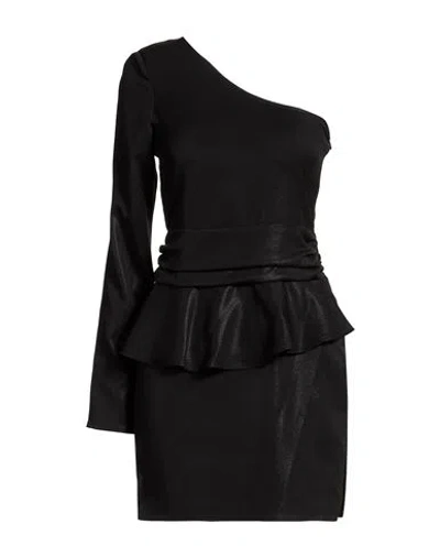 Rebel Queen By Liu •jo Woman Mini Dress Black Size S Polyester
