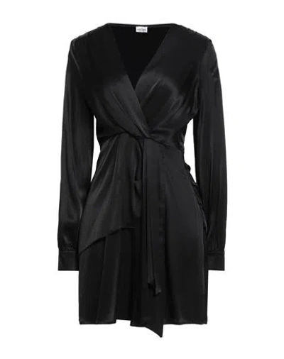 Rebel Queen By Liu •jo Woman Mini Dress Black Size S Viscose