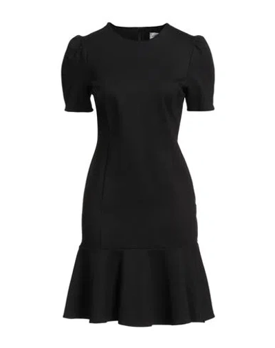 Rebel Queen By Liu •jo Woman Mini Dress Black Size S Viscose, Polyamide, Elastane