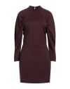 Rebel Queen By Liu •jo Woman Mini Dress Burgundy Size L Viscose, Polyamide, Elastane In Red