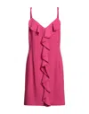Rebel Queen By Liu •jo Short Dresses In Fuchsia