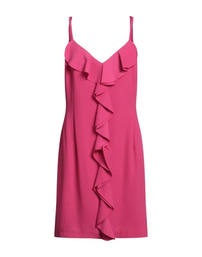 Rebel Queen By Liu •jo Short Dresses In Fuchsia