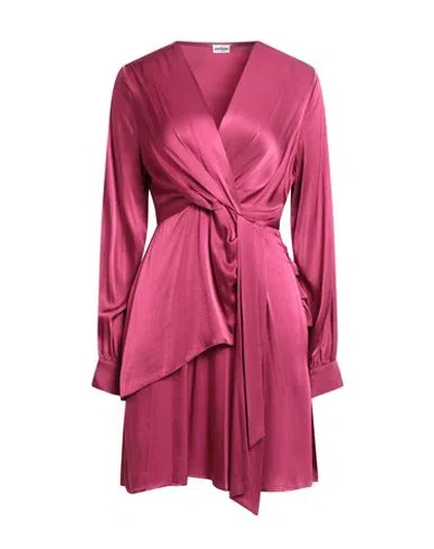Rebel Queen By Liu •jo Woman Mini Dress Garnet Size S Viscose In Red